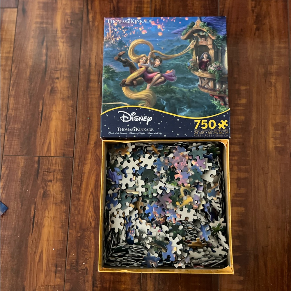 Disney Thomas Kinkade Jigsaw Puzzle - Tangled